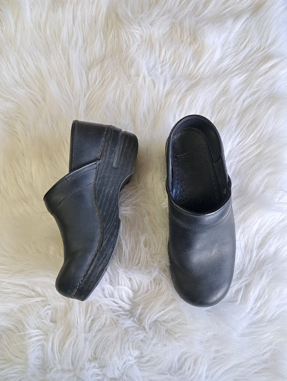 Dansko classic black clogs